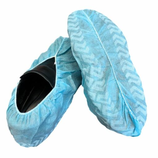 Disposable Non-Woven Shoe Cover 40gsm, Non-Skid – Blue