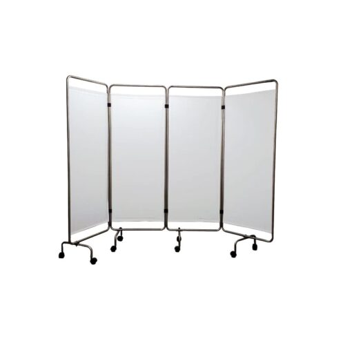 Ward Screen 4 Fold – White