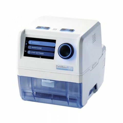 DeVilbiss Blue Auto Cpap with Humidifier and Mask