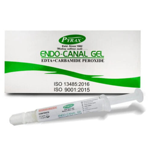 Pyrax Endo Canal Gel 17% EDTA , 1.5grm x 2 Syringe – P100103