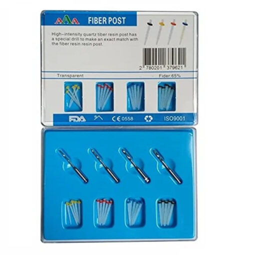 Pyrax Fiber Post 20 Post, 4 Drill – EM-7269