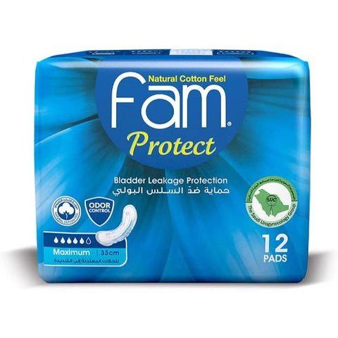 Fam – Protect Incontinence Maximum – 12 Pads