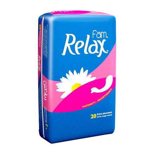 Fam – Relax Natural Cotton Feel,Maternity Sanitary Pads,20 Pads