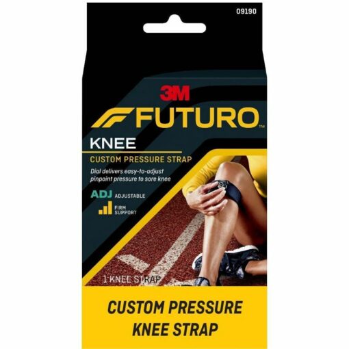 Futuro – Custom Dial Knee Strap Adjustable, Black – 09190