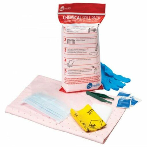 GV Health – Single-use Spill Packs for Fast Containment & Removal of Hazardous Chemicals – MJZ019