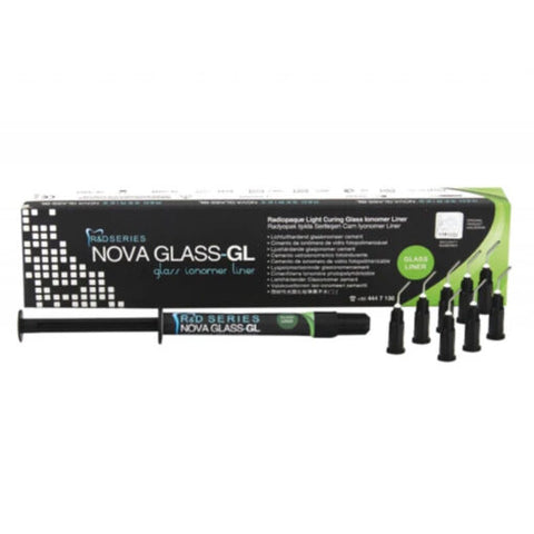 Imicryl – Nova Glass GL – Glass Ionomer Liner Light Cure, 2g Syringe – TP-2017