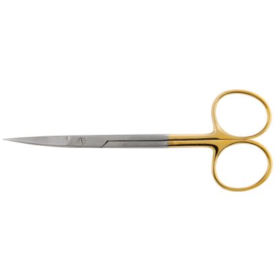 Curved TC Iris Scissor