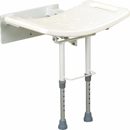 JMC – Aluminum Wall Shower Bench with Legs – 5105