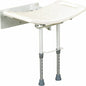 JMC – Aluminum Wall Shower Bench with Legs – 5105