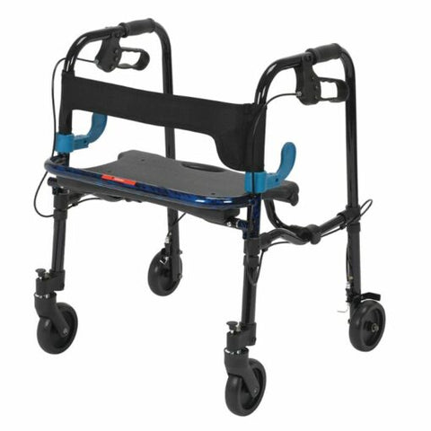 JMC – Folding Walker with Brake and Seat – 3940