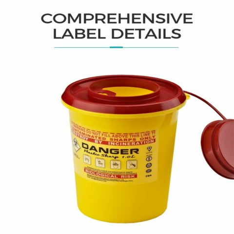 Kentex – 1L Sharp Container, Yellow – DMS-R1