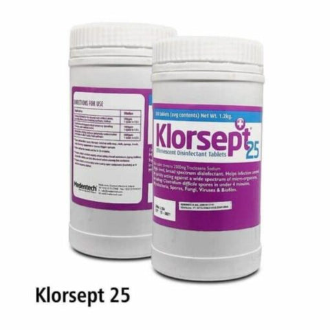 Klorsept – Effervescent Disinfectant Tablets, 300pcs – Klorsept 25