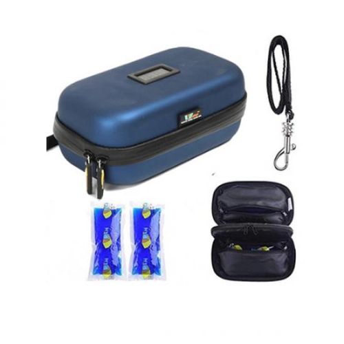 Maxmed Insulin Cooler Travel Case With 2 Cooler Ice Pack