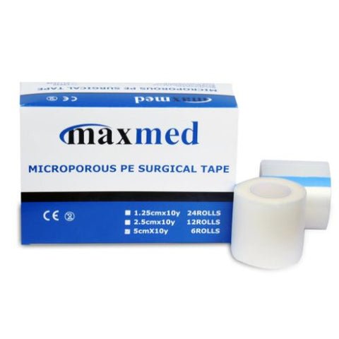 Maxmed Medical Transparent Pe Tape 2.5cm – 12pcs