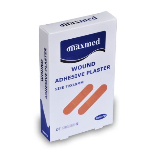 Maxmed Wound Adhesive Plaster – 100 Pcs