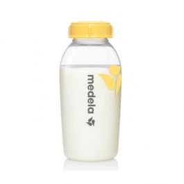 Medela 250ml Breastmilk Bottles with Slow Flow Teat Pack of 2