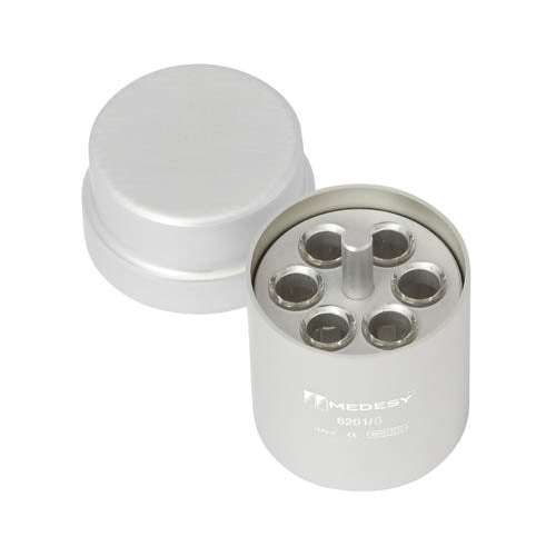 Medesy Endodontiese Box Aluminium Silwer