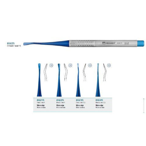 Medesy – Mini Elevator Serrated Titanium