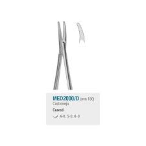 Medesy – Needle Holder Castroviejo mm180 Curved