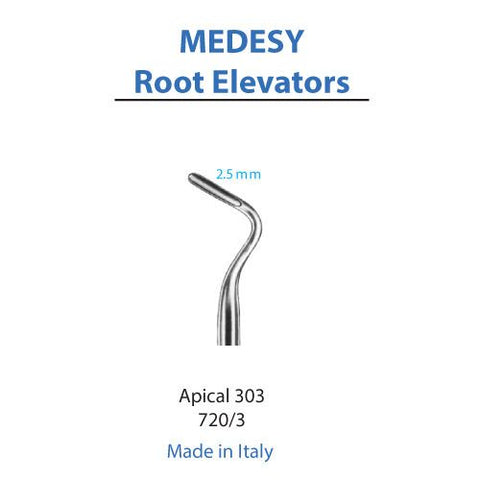 Medesy – Root Elevator Apical 303 MM 2.5 Right