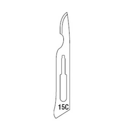 Medesy – Scalpel Blades Sterile N.15C – 100 Pcs