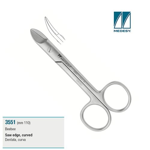 Medesy – Scissor Beebee 110mm Geboë