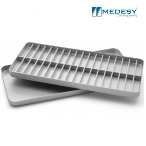 Medesy – Skinkbord vir endodontiese aluminium met deksel