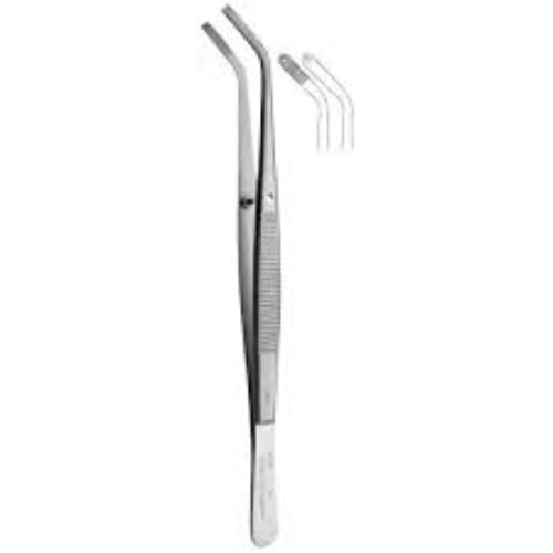 Medesy – Tweezer For Suture Curved Squared Tip 155mm