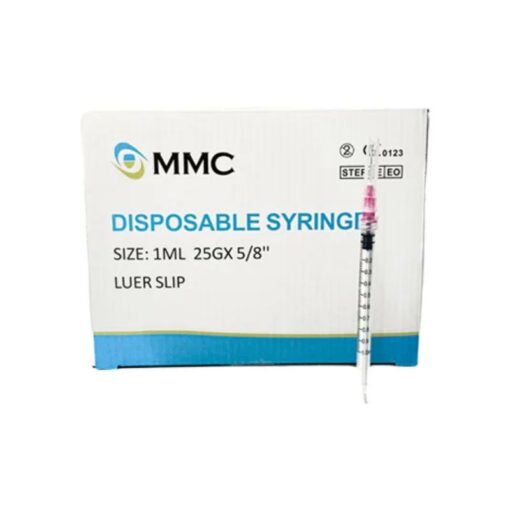 Disposable Syringe 1ml 25G x 5/8”