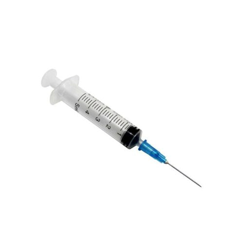 Disposable Syringe 5ml, 23G x 1-1/4”