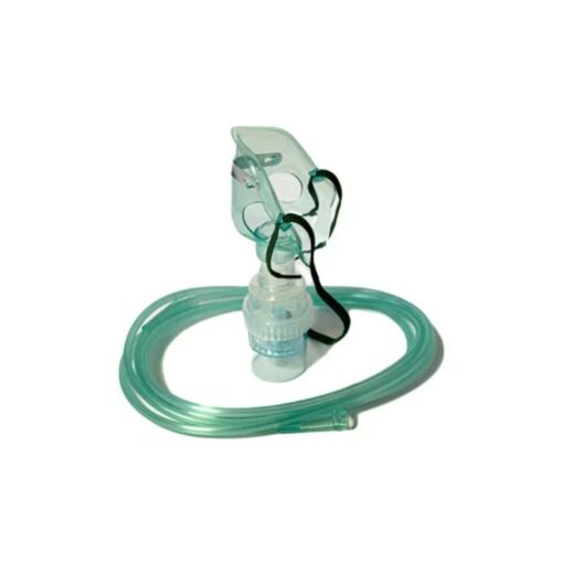 MMC – Nebulizer Mask Pediatric Standard with 2m Tubing, Green – RESC-5040