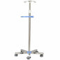 Mobile IV Stand Pole with 3 Hooks