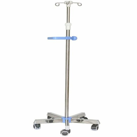 Mobile IV Stand Pole with 3 Hooks