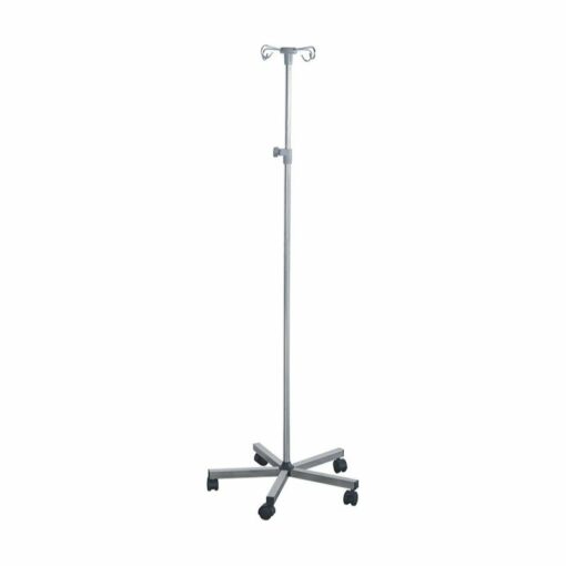 Mobile IV Stand Pole with 4 Hooks