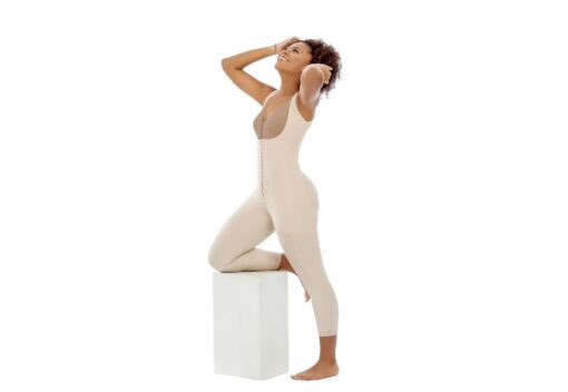 MS Contours 11324 NSP Braless Full Body Under Knee Faja Compression Garment