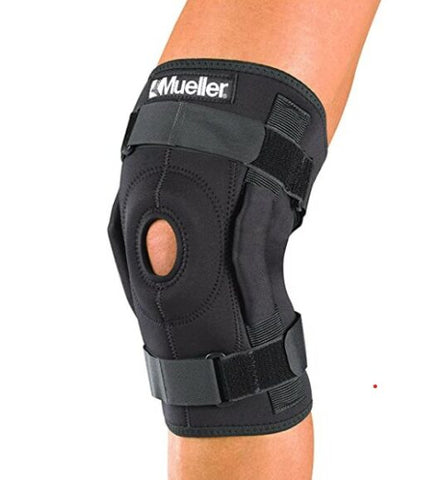 Mueller Hinged Wrap Around Knee Brace Blk-Reg:3333Reg-53138