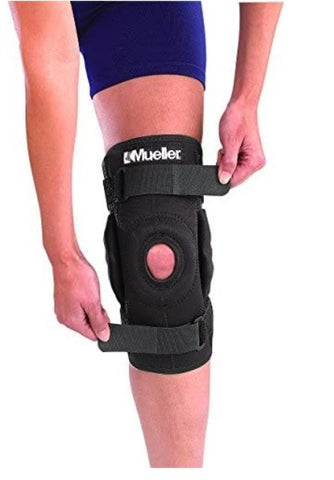 Mueller Hinged Wrap Around Knee Brace Blk-Lg & Xl – 3333Lg ,53139