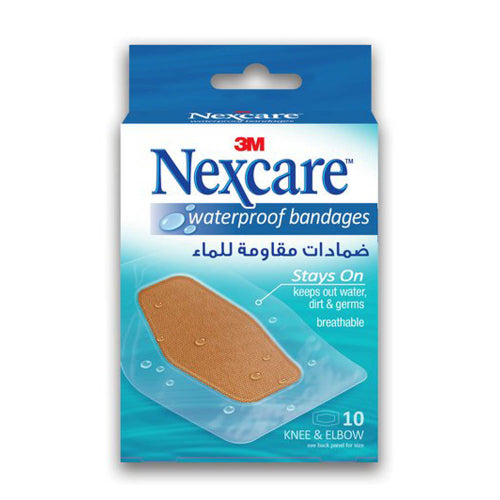 Nexcare – ضمادات 582-10D المقاومة للماء تمامًا، 60×89 مم، 10/علبة