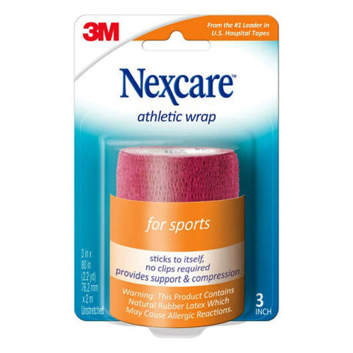 Nexcare – Cr-3R Athletic Wrap باللون الأحمر