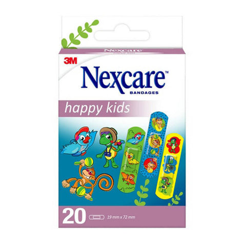 Nexcare – Happy Kids Pleisters Koel, Assortiment, 20/Pak