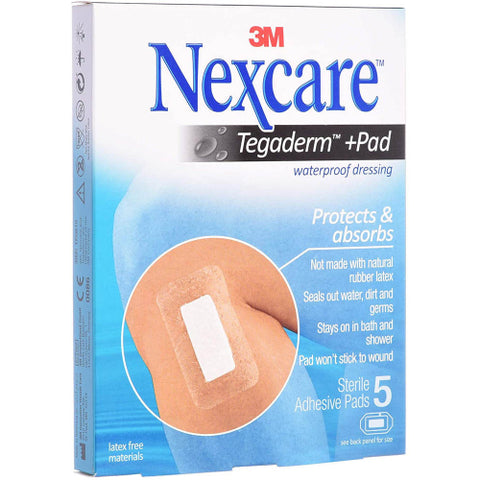 Nexcare – Tp0610 3M Tegaderm + Pad 6.0Cm X 10Cm 5 Ea/Box