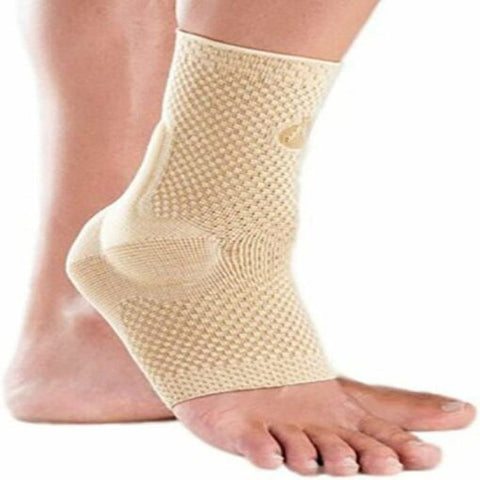 Orliman – Elastic Ankle Support with Viscoelastic Pads, Size-3 – 8401