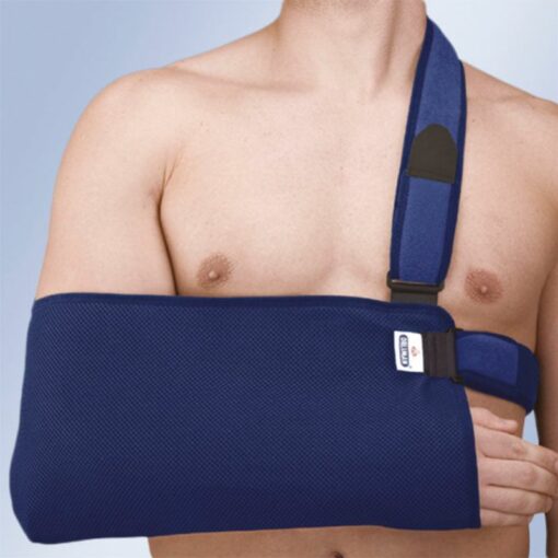 Orliman – Shoulder and Arm Immobilizer Sling with Stap, Blue – C-43A