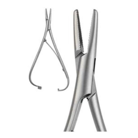 Ortho Arch – Mathieu Needle Holder With Safety Latch Hole Tip