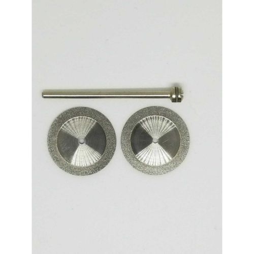 Ortho Arch – Twin Pack Single Sided Super Flex Diamond Stripping Discs With Mandrel