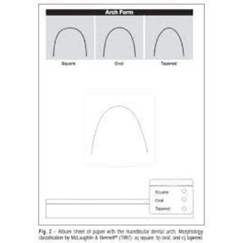 Ortho Arch – White Band Template Mandibular And Maxillary