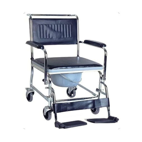 Portable Shower Toilet Transfer Commode with Foldable Wheelchair – GM-CA613