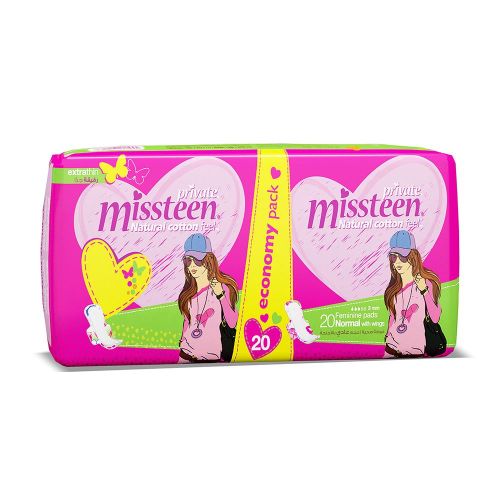 Private – Thin Miss Teen Eco Sanitary Pads – 20