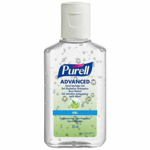 Purell – مطهر اليدين المتقدم، زجاجة بلاستيكية للضغط، 30 مل – 3901-250