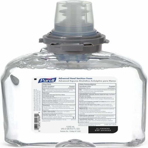 Purell – TFX E3 Hand Sanitizer Foam Refill, 1200ml – 5393-02